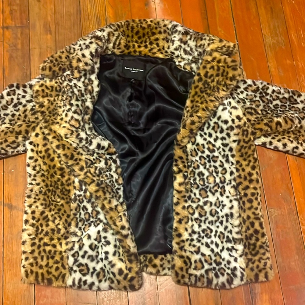 Leopard fur coat